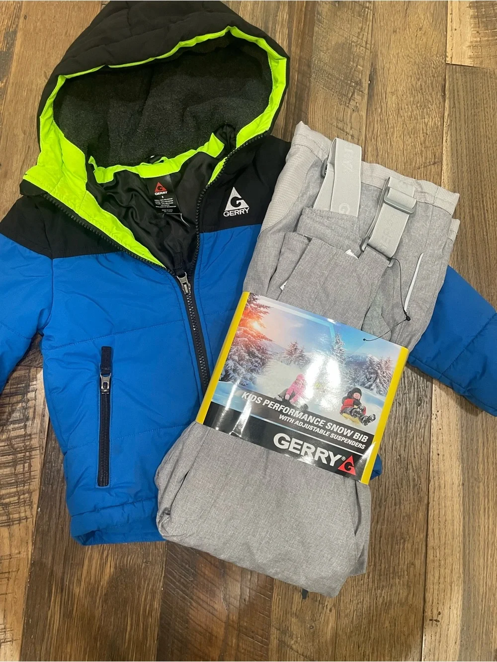 Gerry 2pc winter snow coat bibs SET boy 5
